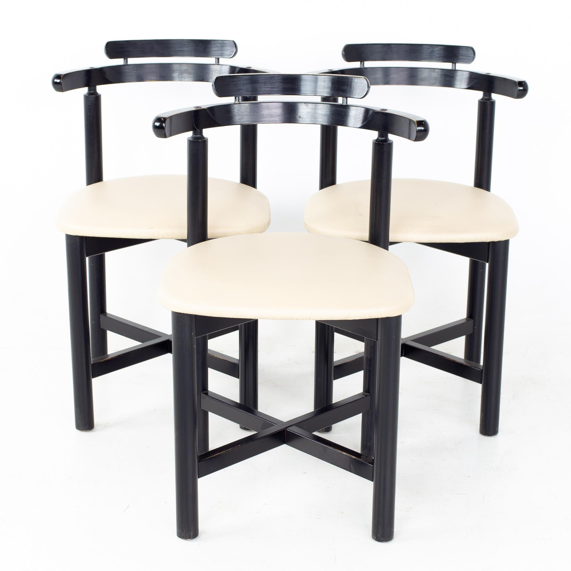 Late 20th Century Mobelfabrik Mid Century Small Chairs, Set of 4