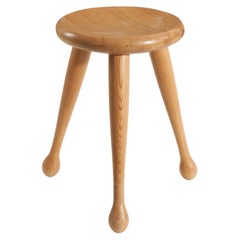 Tabouret en pin de Mbelkompaniet Ahl & Wahln, Suède, années 1960