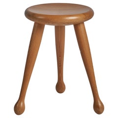 Möbelkompaniet Ahl & Wallén, Hocker, Kiefer, Schweden, 1950er Jahre