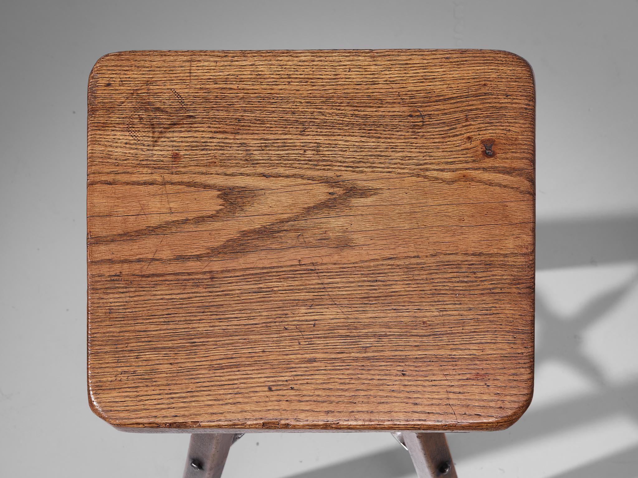 Mid-20th Century Mobichalet Brutalist Wooden High Stools For Sale