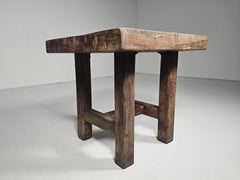 Mobichalet Kücheninsel/Tisch in Eiche massiv, Belgien, 1950er Jahre