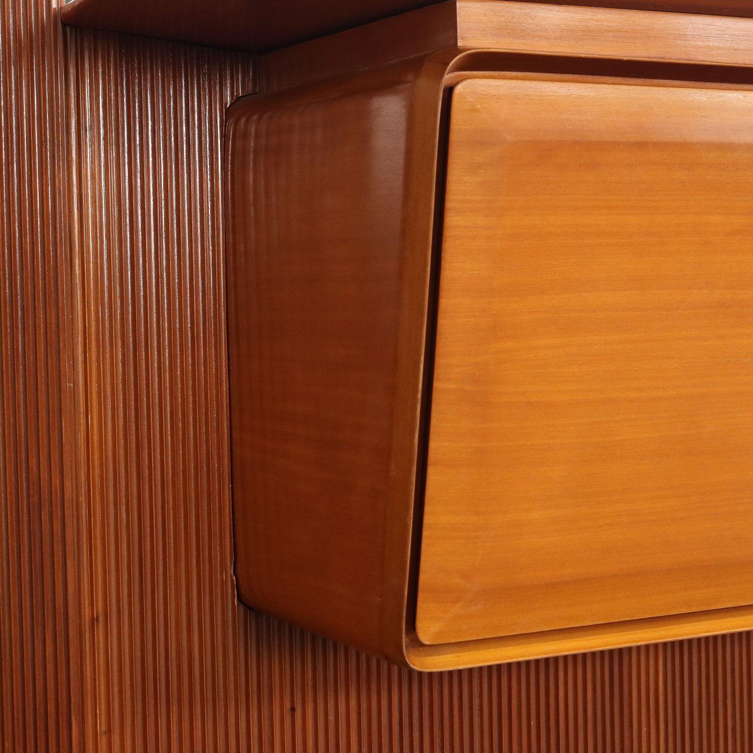 Armario de pared de los años 50 de Manifattura Italiana en venta 6