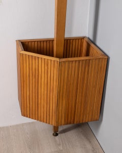 Mobile ad angolo terra cielo vintage anni 50 in legno design Italiano