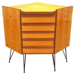 1960s Corner Cabinet