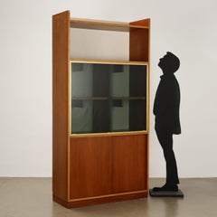 1960s cabinet with sliding doors