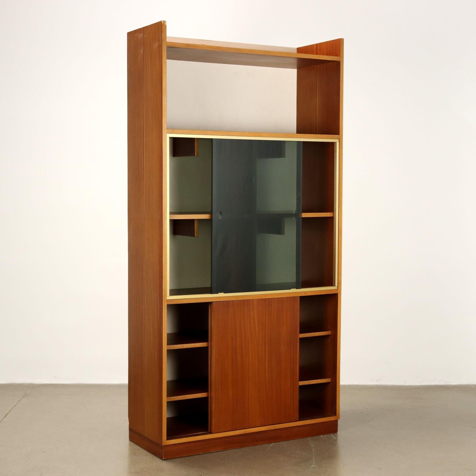 Mid-Century moderno Mobile Anni 60 ad ante scorrevoli in vendita
