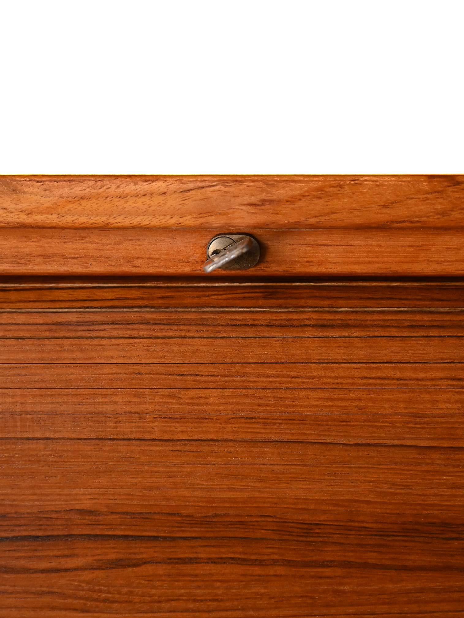 Vintage archive cabinet with shutter doors For Sale 1