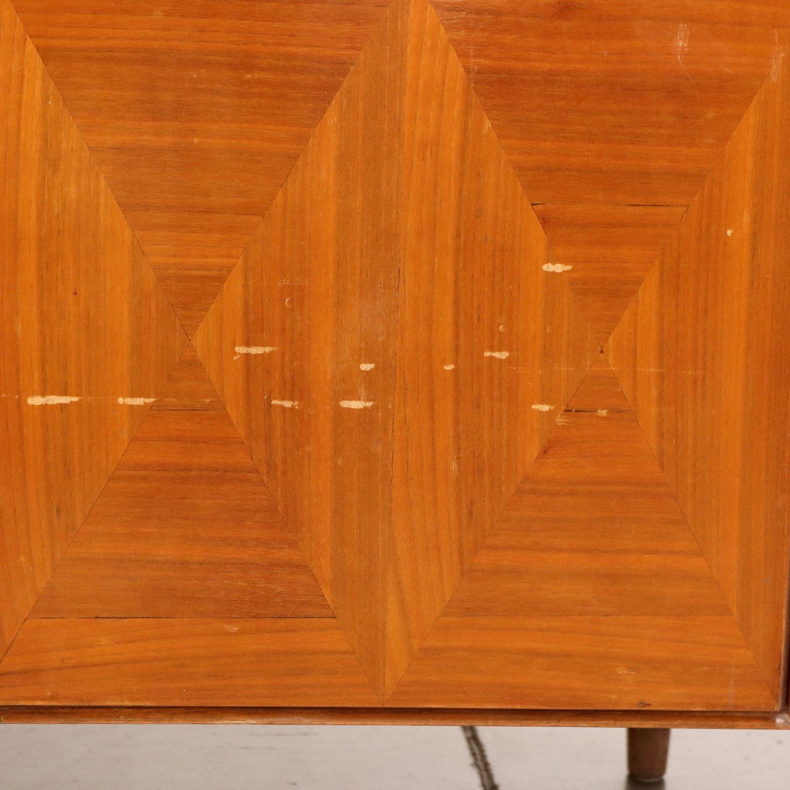 Mid-20th Century Cabinet Wardrobe with Six Doors 50s-60s Years For Sale