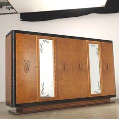 Mobile Armadio Anni 30-40 con ante a specchio