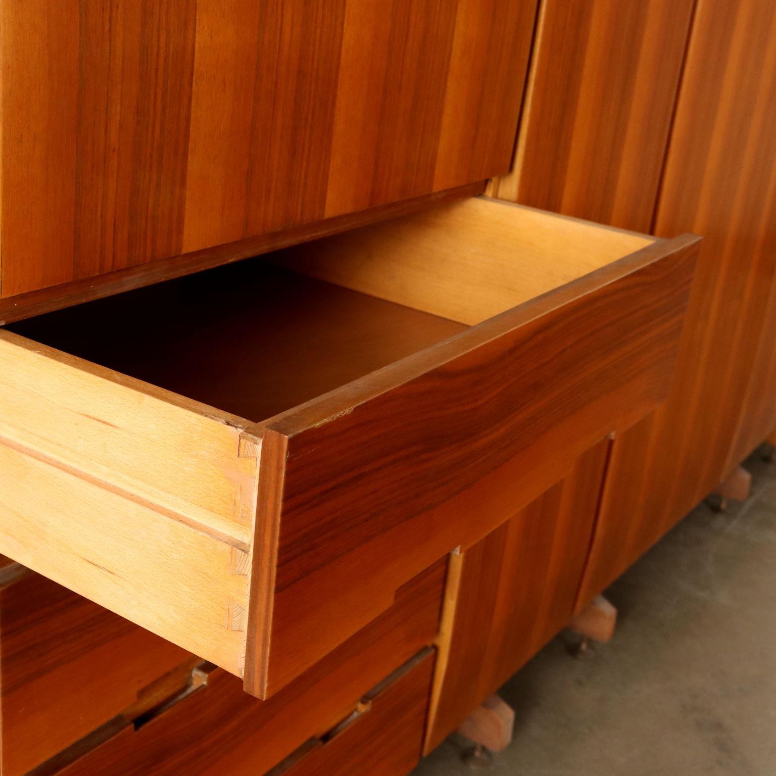 Mid-Century Modern 1960s Vintage Wardrobe Cabinet