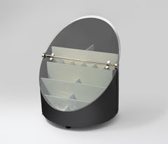 Mobiletto e mobile bar "Napoleone" di Claudio Salocchi per Sormani, anni '70