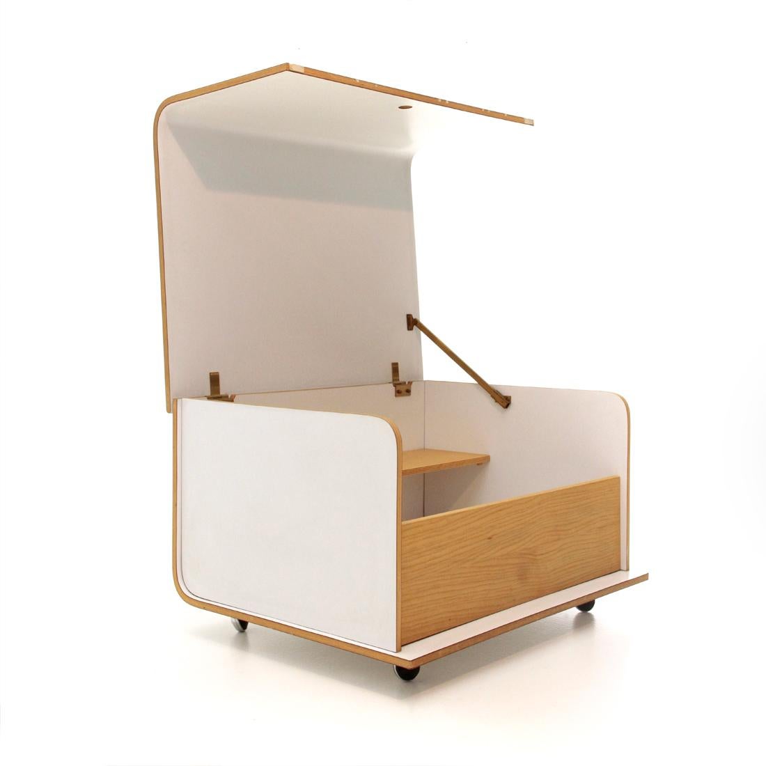 Mobile Bar Cabinet by Roberto Pamio and Renato Toso for Stilwood, 1960s In Good Condition In Savona, IT