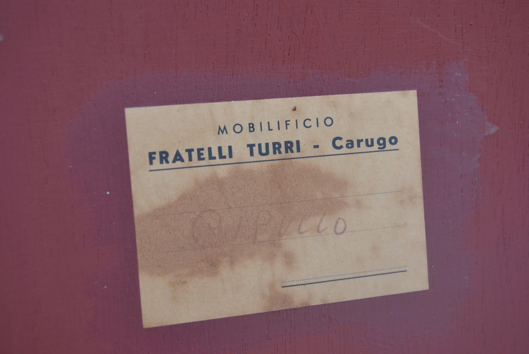 Mobile bar di Osvaldo Borsani per Mobilificio Fratelli Tutti - Carugo, 1950  For Sale 3