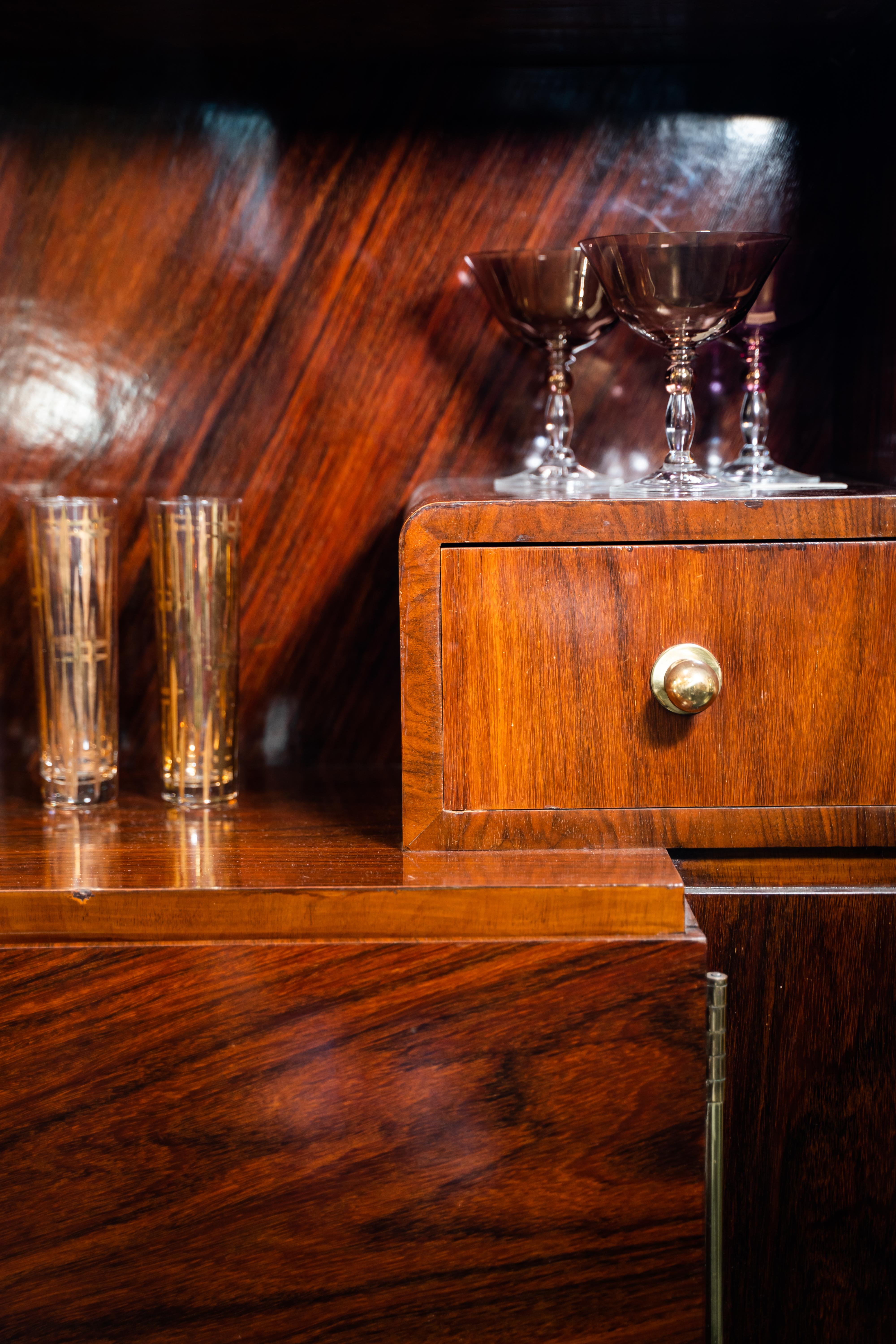 Art déco Meuble de bar Ducrot, Palermo, années 1920 en vente