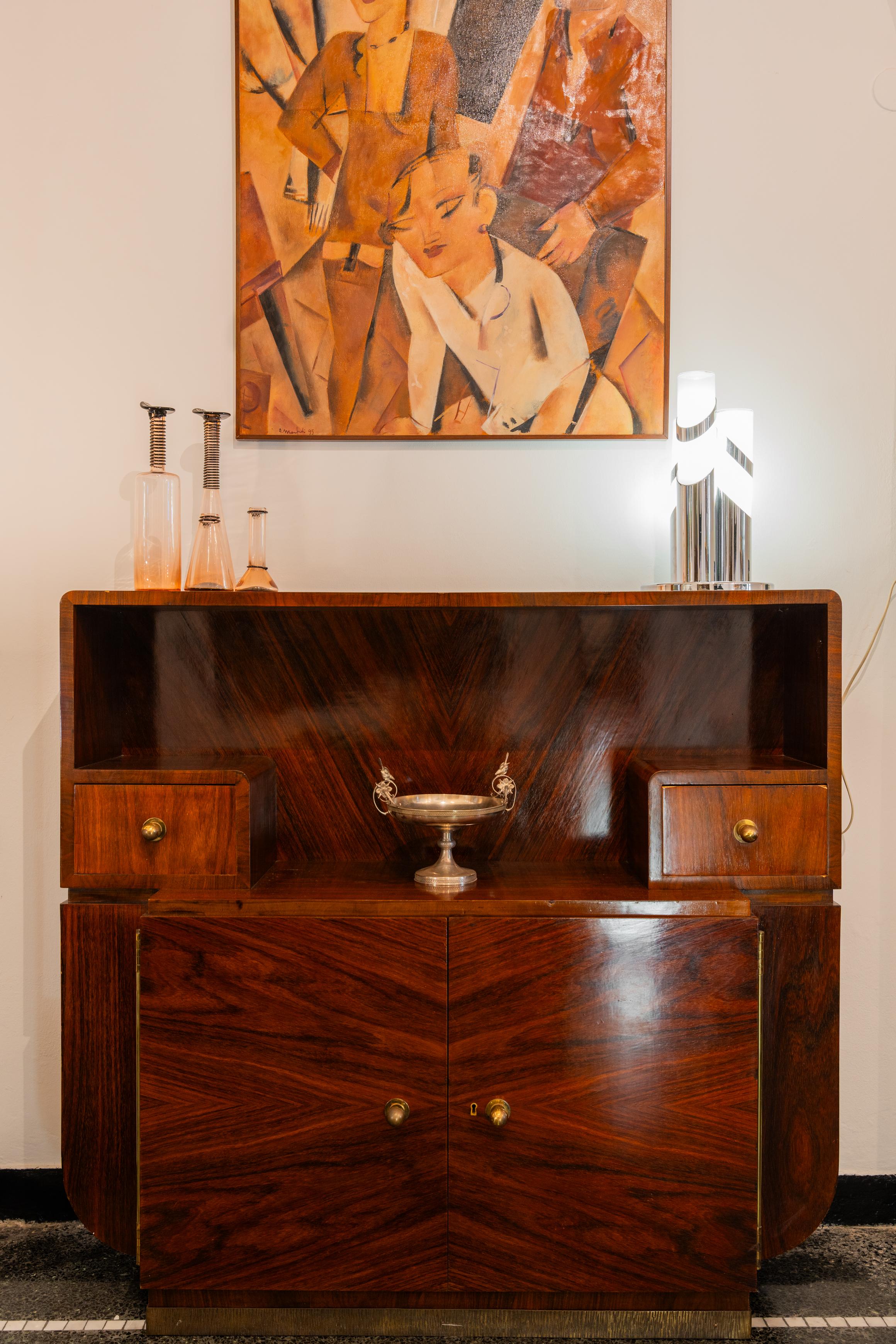 Meuble de bar Ducrot, Palermo, années 1920 Bon état - En vente à Santa Margherita Ligure, IT