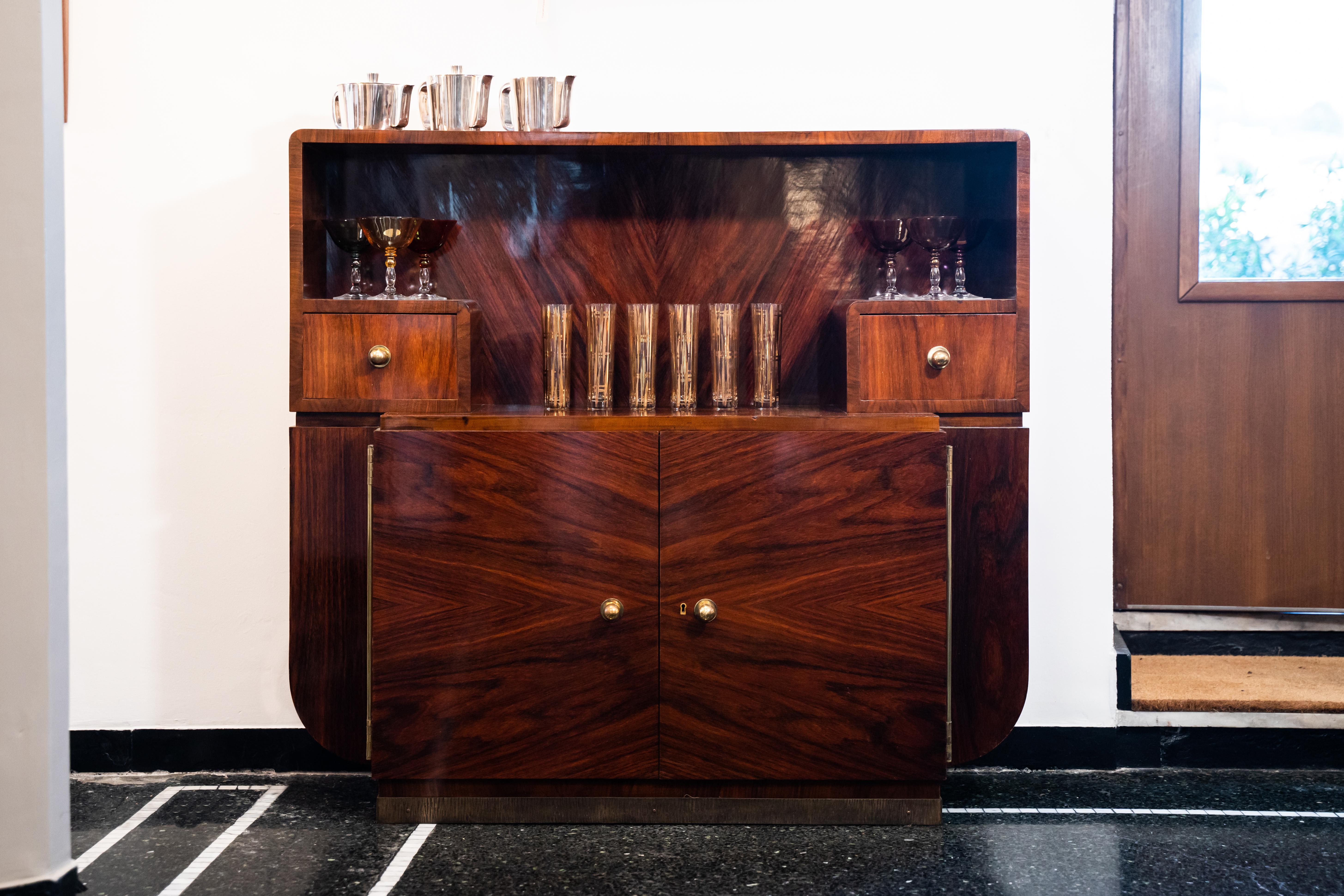 Early 20th Century Meuble de bar Ducrot, Palermo, années 1920 en vente