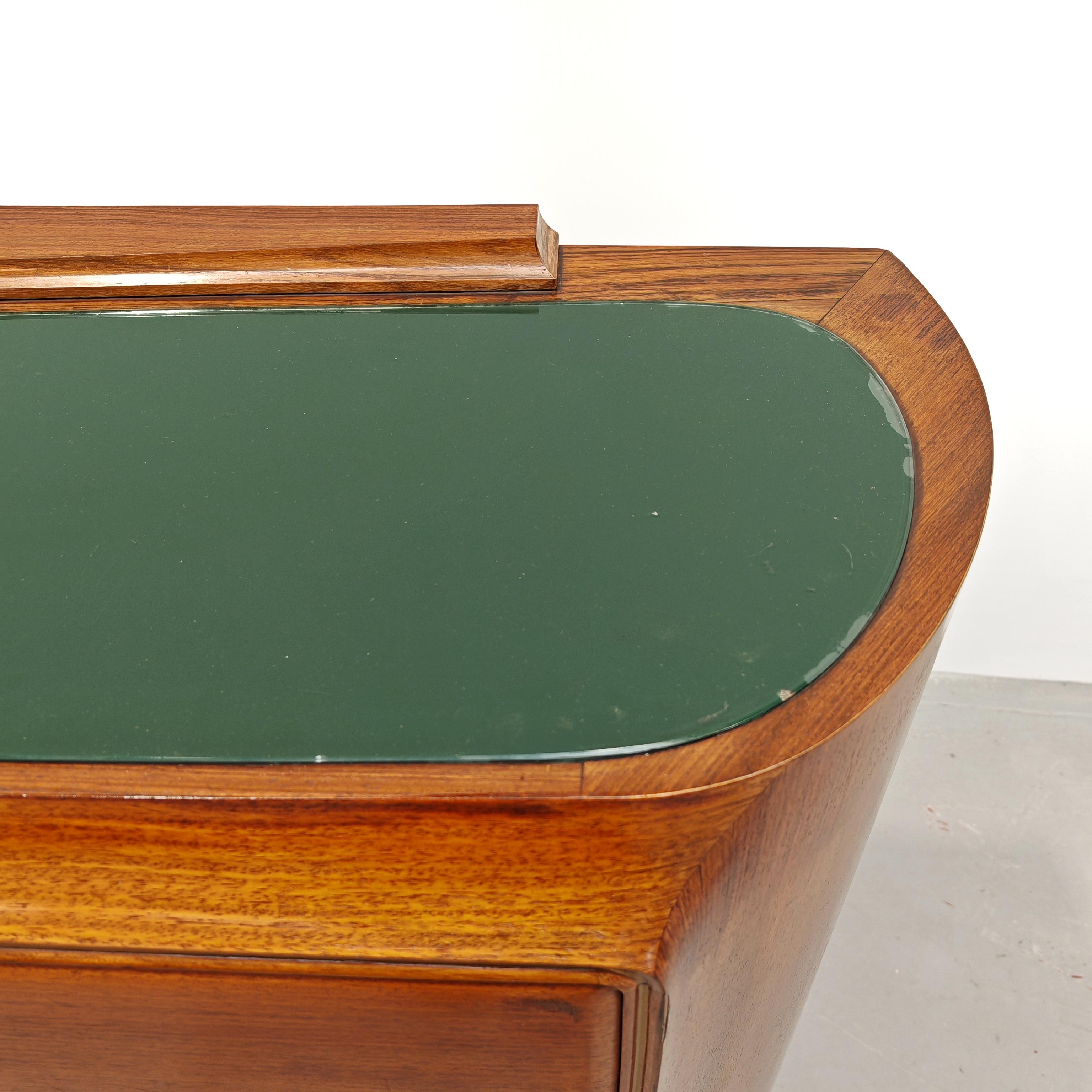 Italian-made Deco-style bar cabinet by Vittorio Dassi 1940s-50s For Sale 13