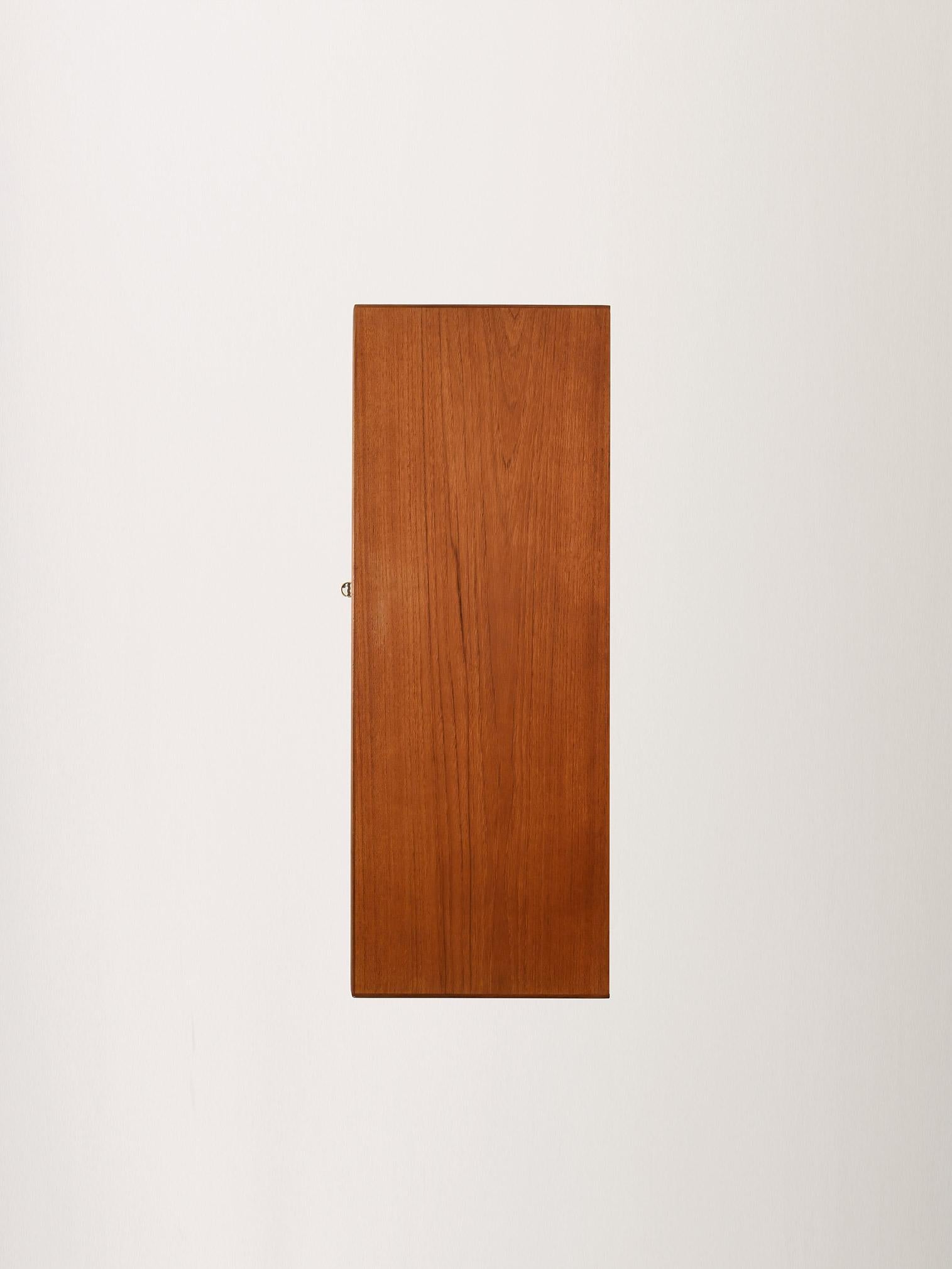 Mobile bar scandinavo anni ’50 in teak For Sale 5