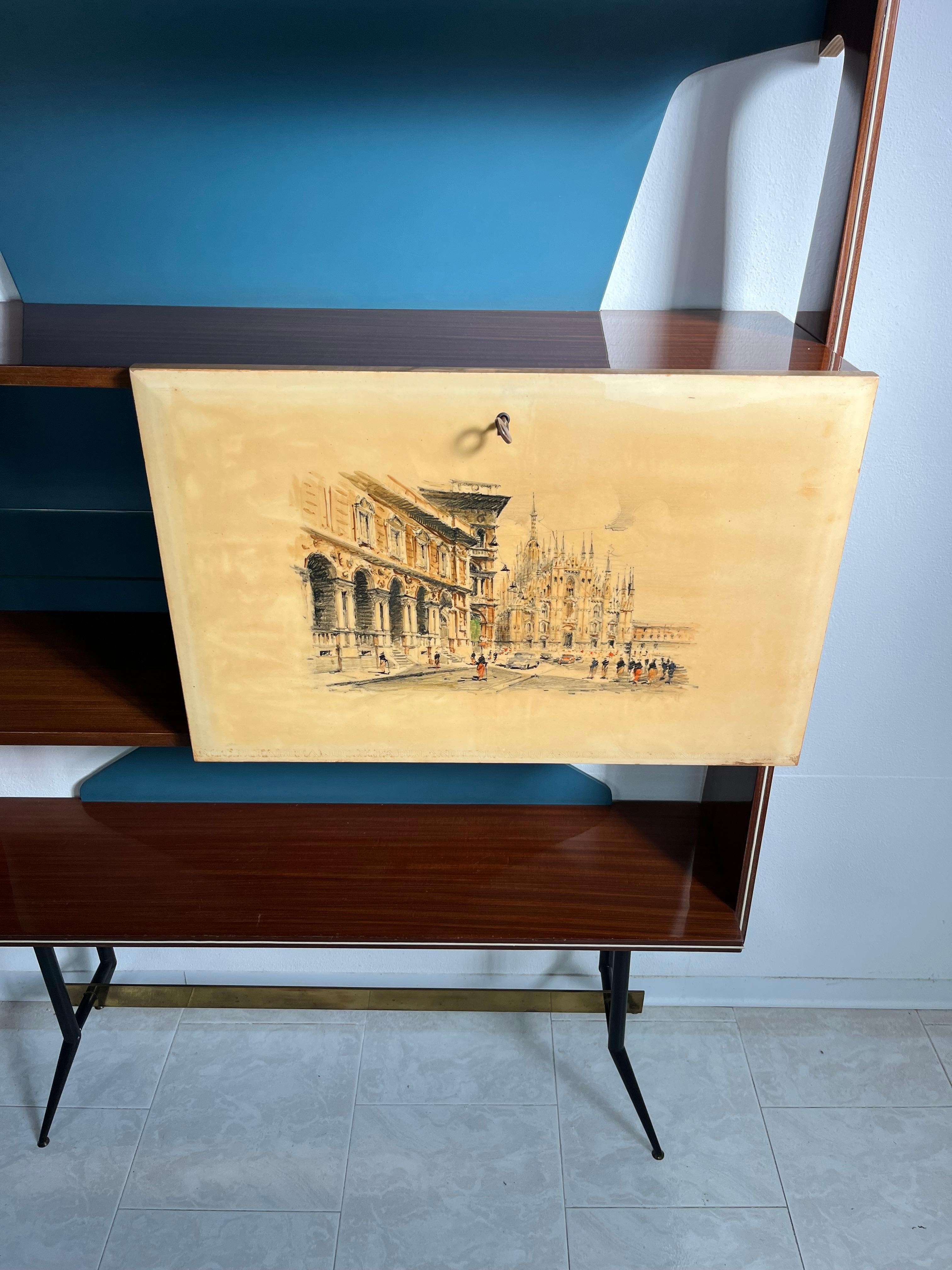 Mid-20th Century Mobile Bar Set 