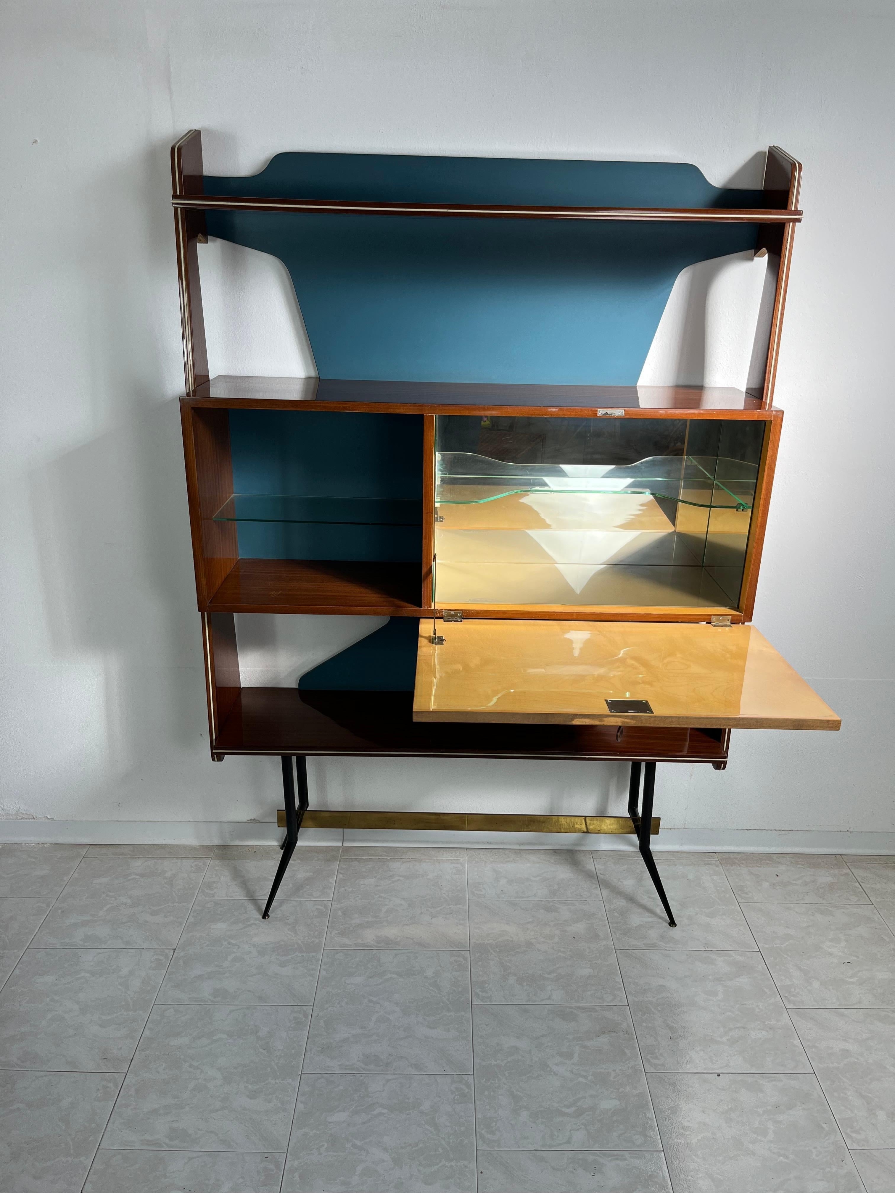 Brass Mobile Bar Set 