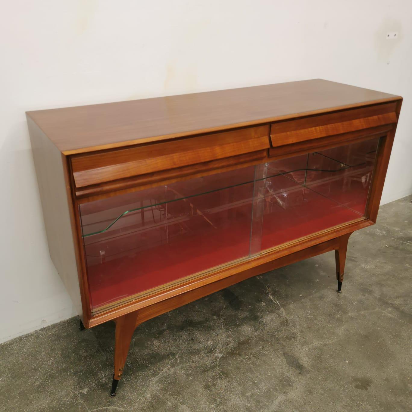 Mobile bar Sorgente dei mobili Cantu, 1950 en Bueno estado para la venta en Milano, Lombardia