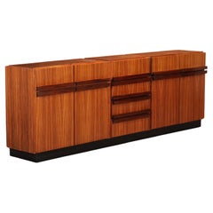 Mobile buffet Anni 60, in legno marrone