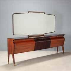 Mueble buffet de Osvaldo Borsani años 50-60 con espejo