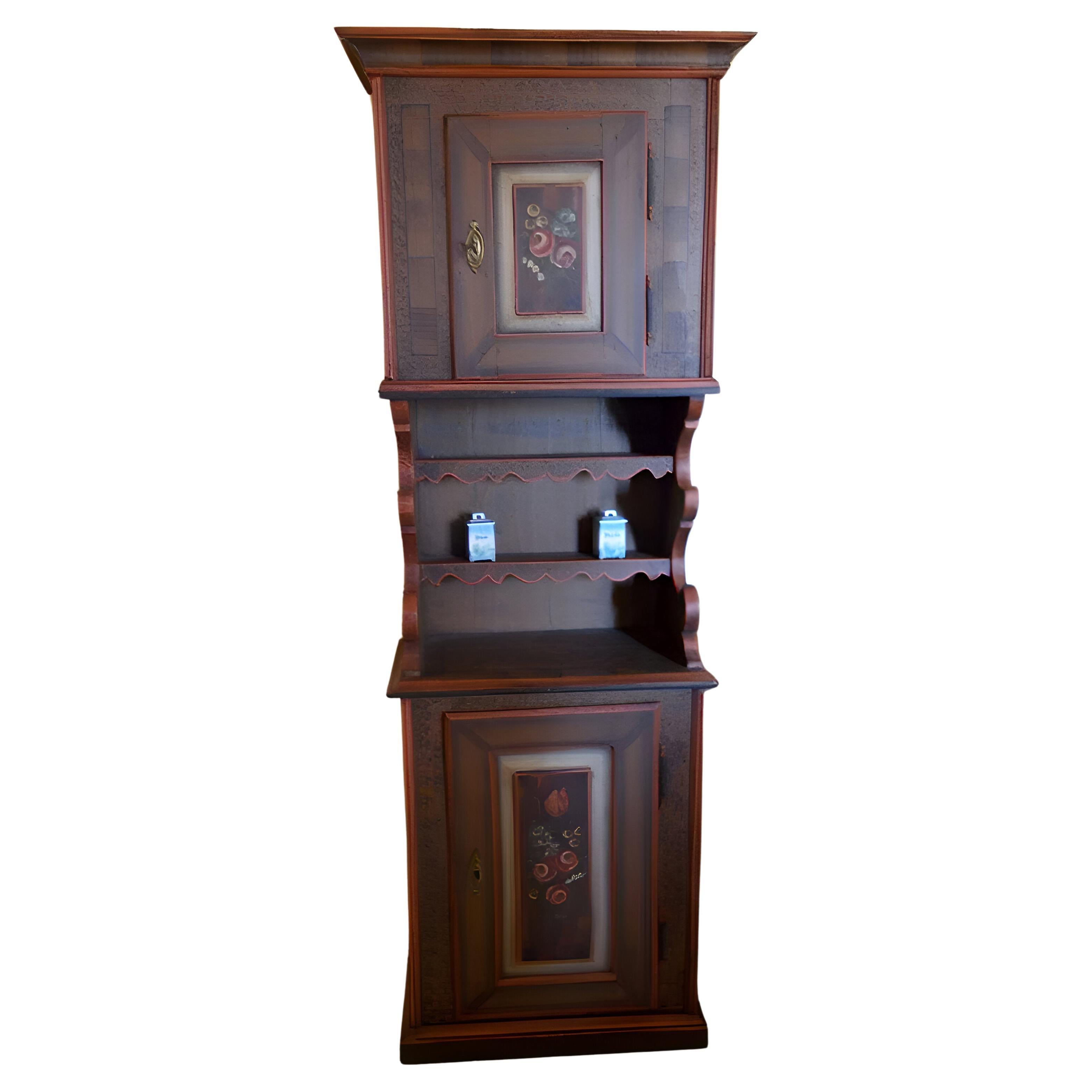 Armoire avec dosserets en épicéa