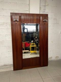 Cabinet with coat rack and mirror 1930s - 1940s