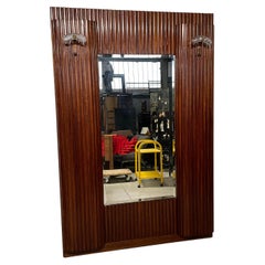 Armoire avec porte-manteau et miroir 1930 - 1940s