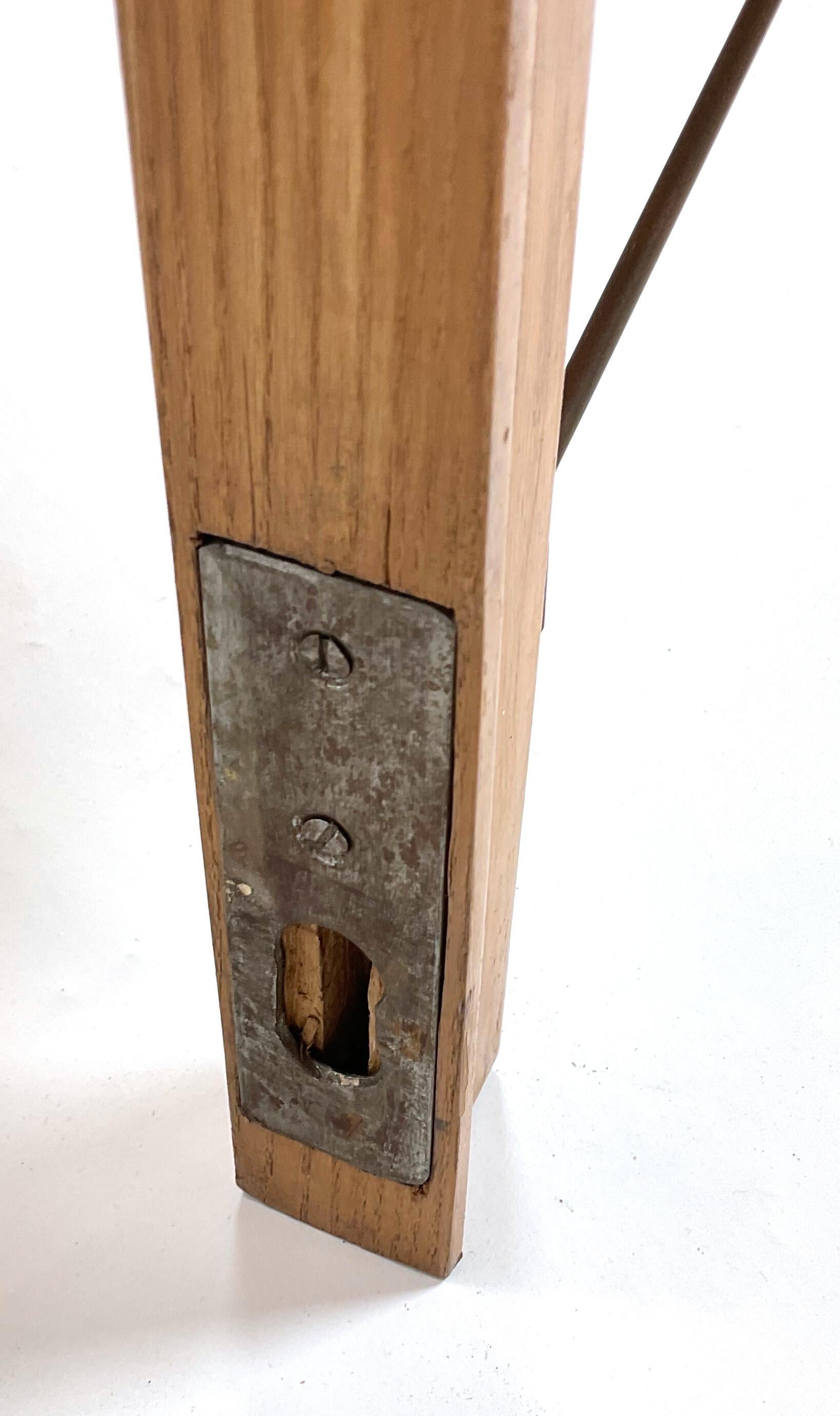 Cabinet with Folding Desk and Suspended Corner Bookcase - Italy - 1950s For Sale 7