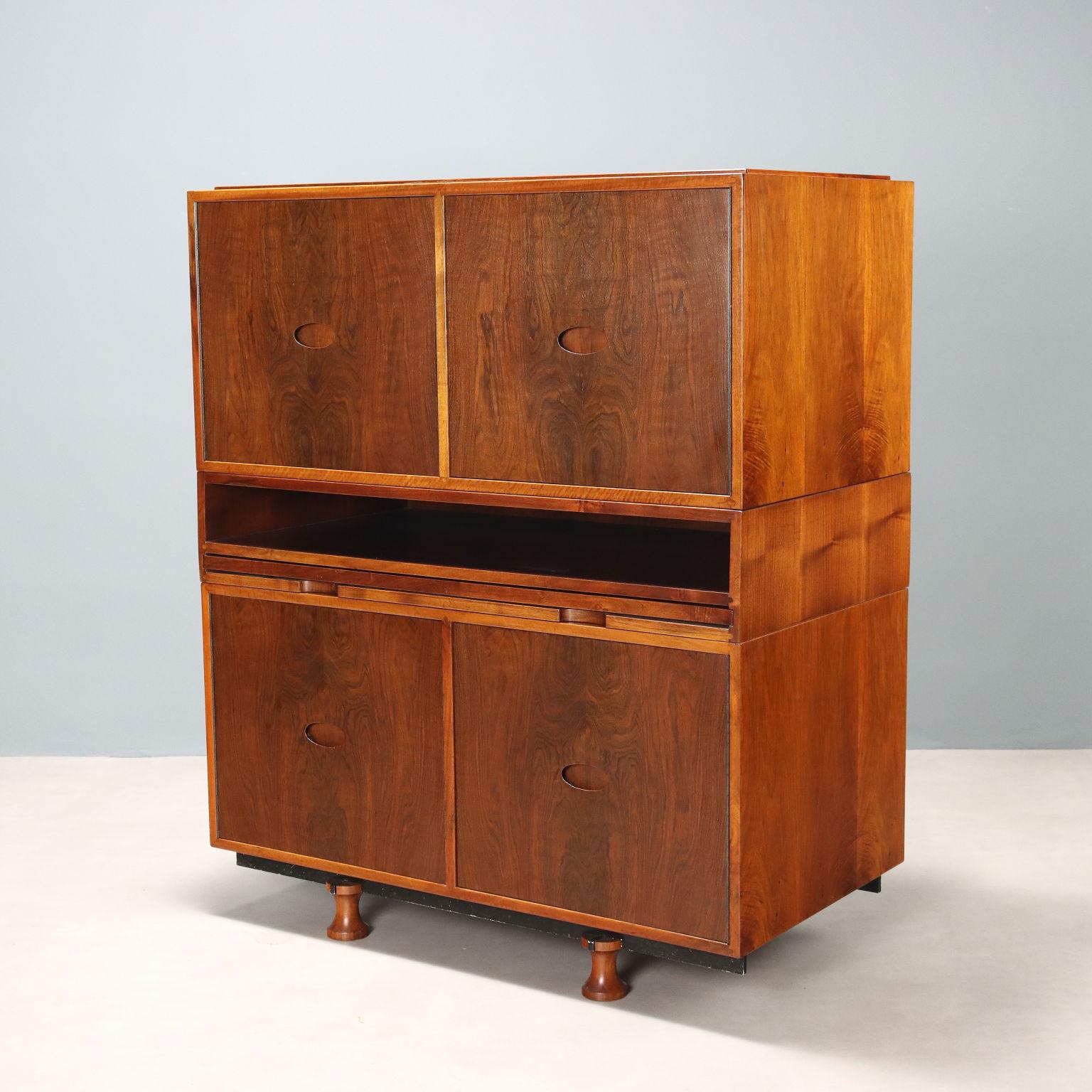 Armoire avec bureau 1960 Bernini production en vente 4
