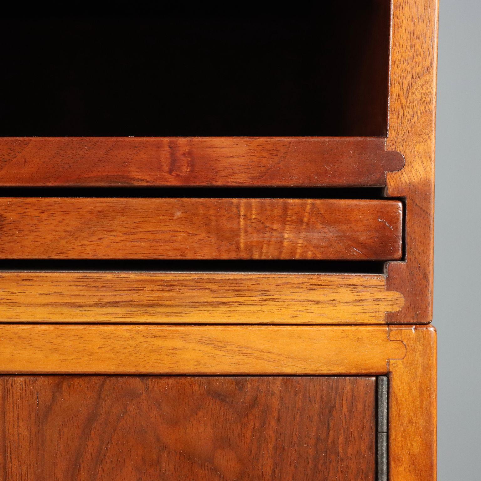 Armoire avec bureau 1960 Bernini production en vente 2