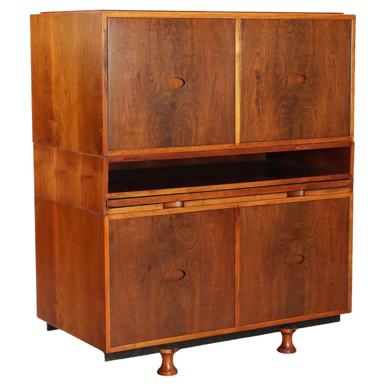 Armoire avec bureau 1960 Bernini production en vente