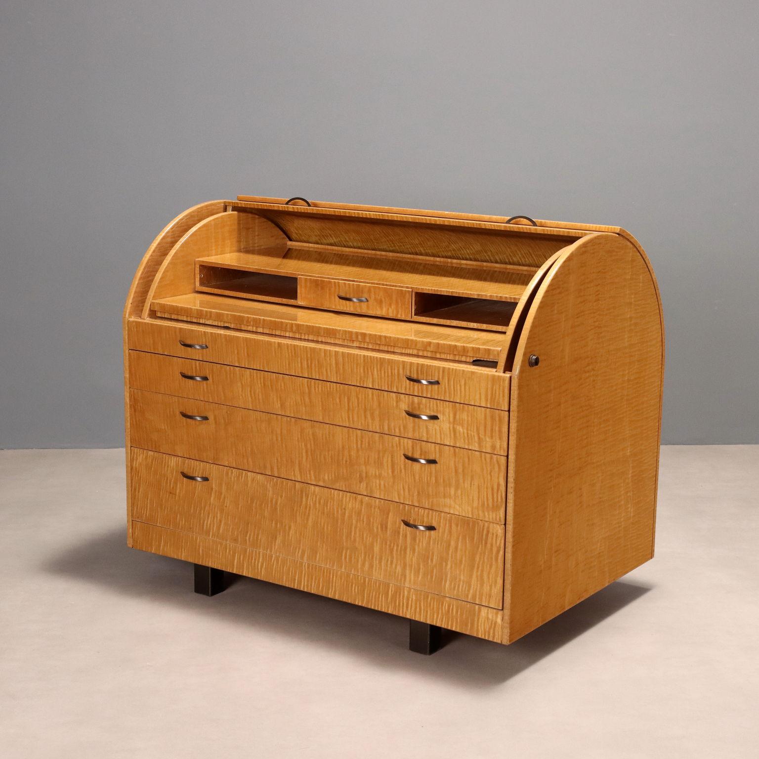 Schreibtischschrank 'Bauletto' Produktion Saporiti, Entwurf von Giovanni Offredi (Italian) im Angebot