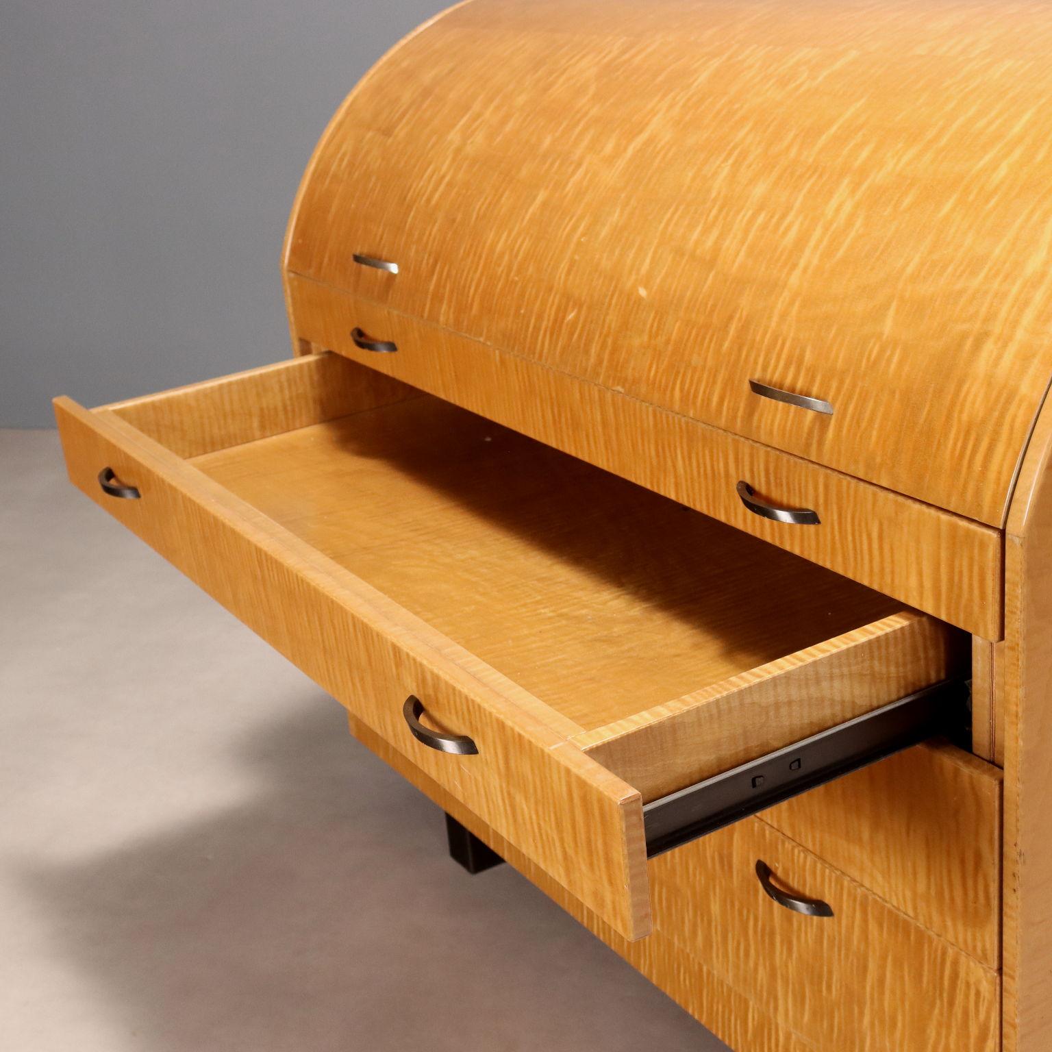Schreibtischschrank 'Bauletto' Produktion Saporiti, Entwurf von Giovanni Offredi im Angebot 1