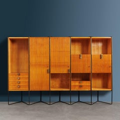 Storage cabinet by Taichiro Nakai for La Permanente Furniture 1950s restored