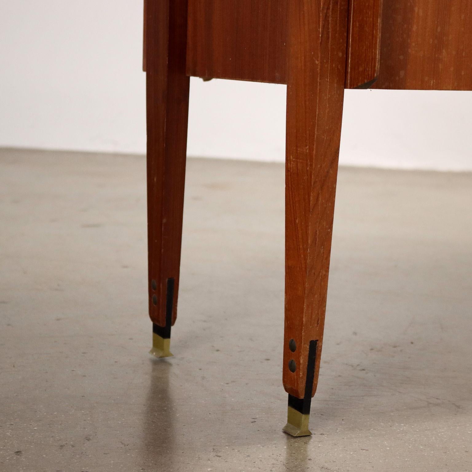 Teak Mobile Credenza Anni 60 in teak in vendita