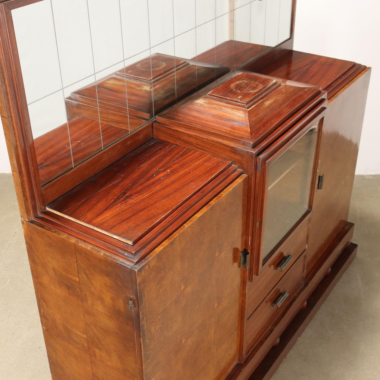 Sideboard cabinet with mirror Years 20-30 For Sale 3