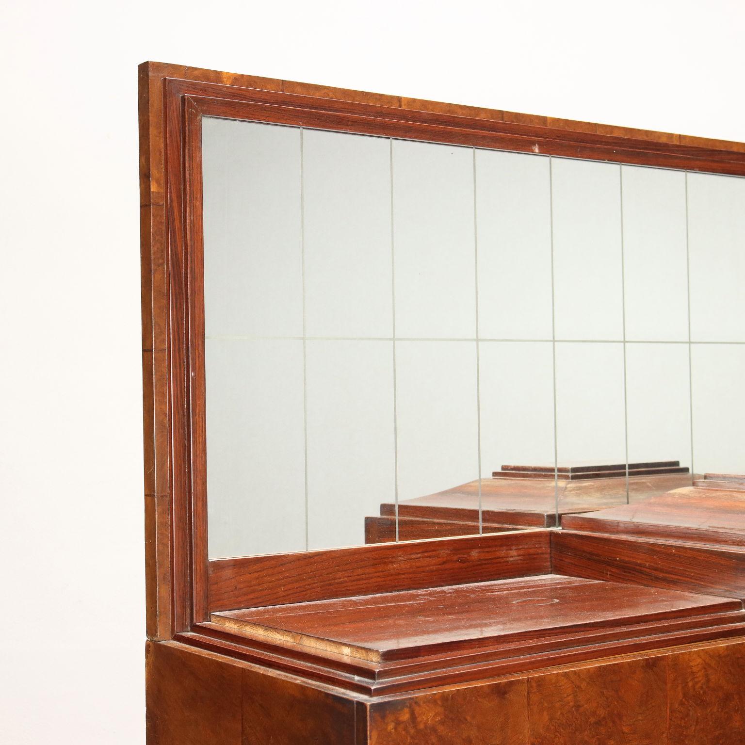 Italian Sideboard cabinet with mirror Years 20-30 For Sale