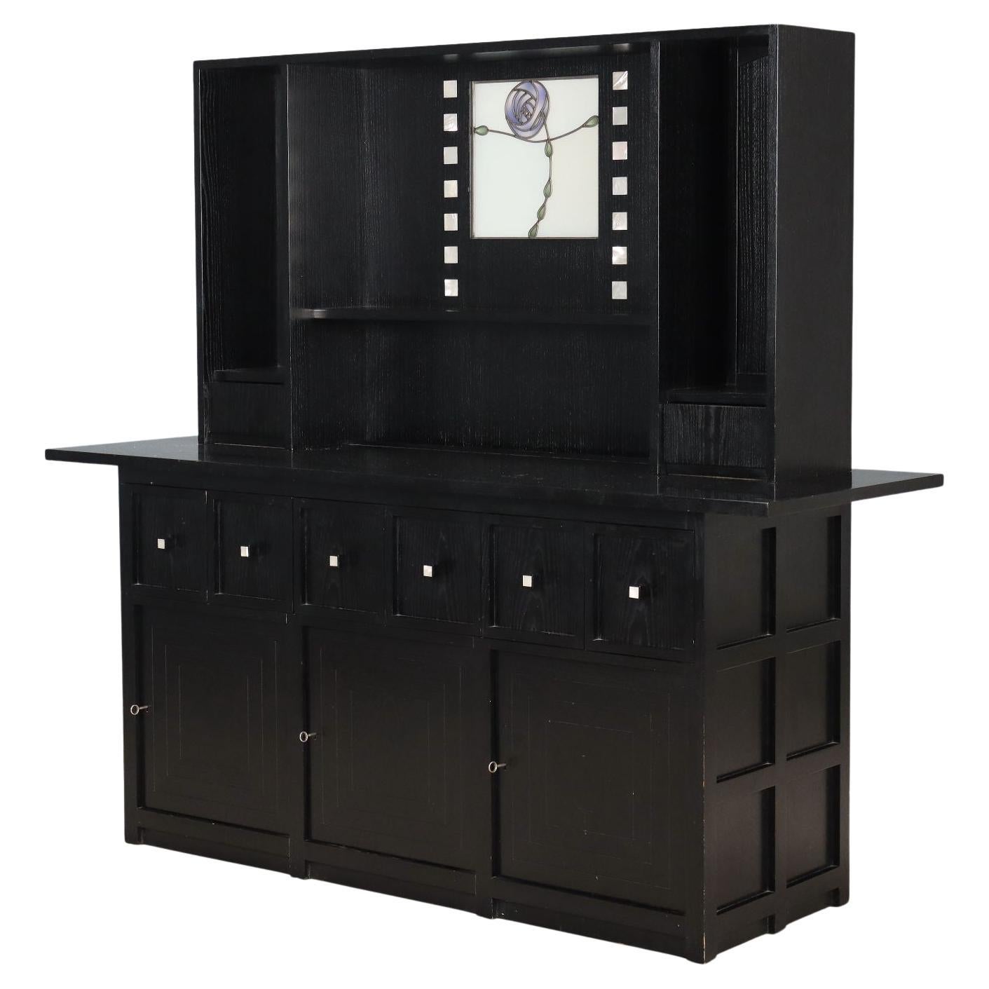 Mobile Credenza di Charles Rennie Mackintosh per Cassina anni 80 For Sale