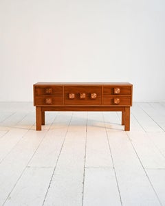Entrance cabinet by Lars-Göran Nilsson for Glas & Trä Hovmantorp, 1970s