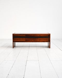 Scandinavian rosewood entry cabinet by AB Glas & Trä, Sweden, 1960s