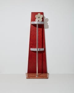 "Alfiere" wall cabinet with shelves , Ettore Sottsass for Zanotta, 1982.