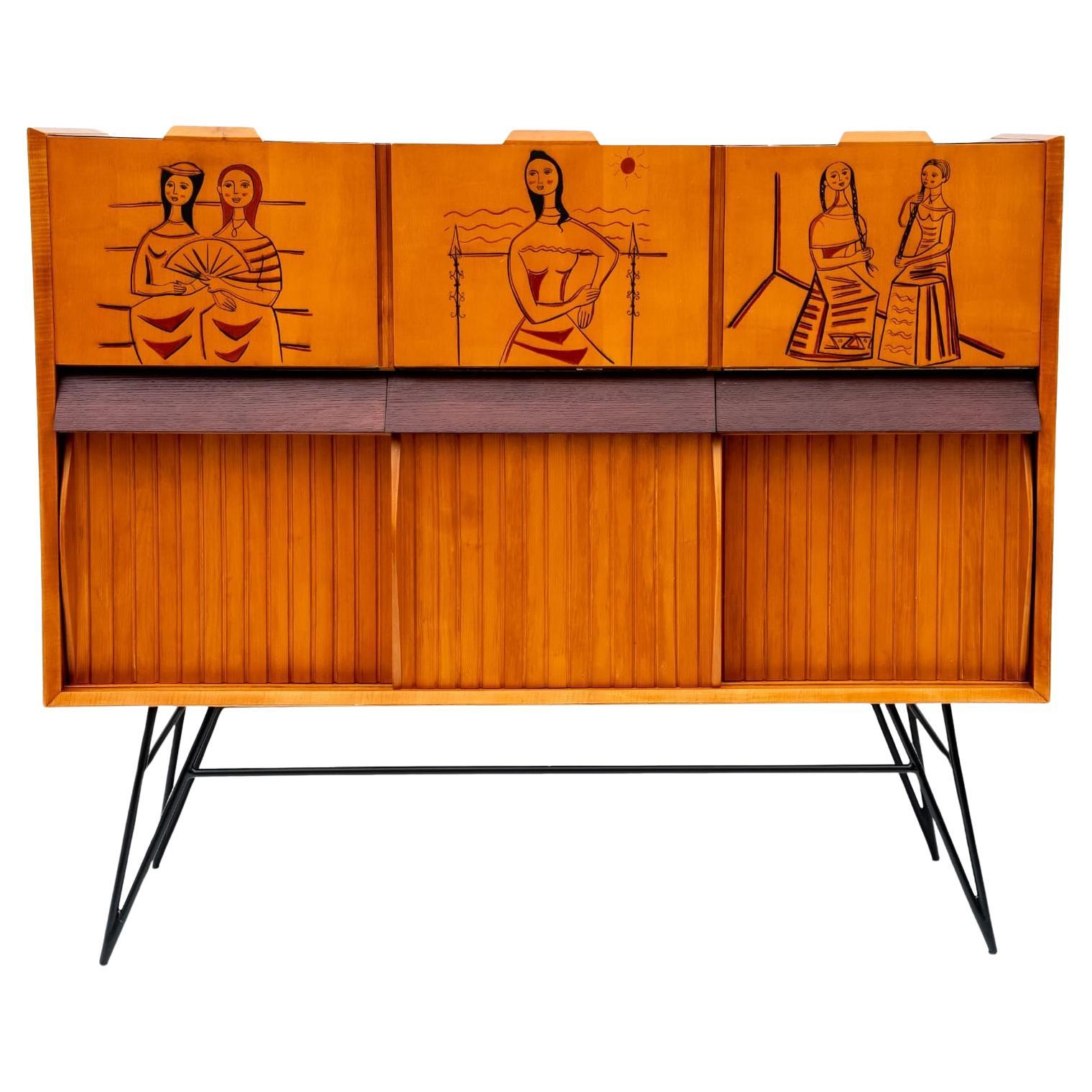 Mobile da soggiorno, Anni 
50 For Sale