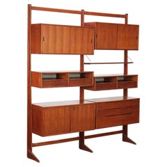Armoire danoise des années 60 avec rangements