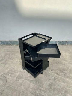 Design mobile Boby Progettato Da Joe Colombo Per Bieffe Negli Anni 1970 Nero