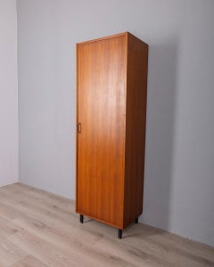 Vintage 1960er Jahre hölzerne Kleiderschrank Schrank Design ZAM Milano Italien