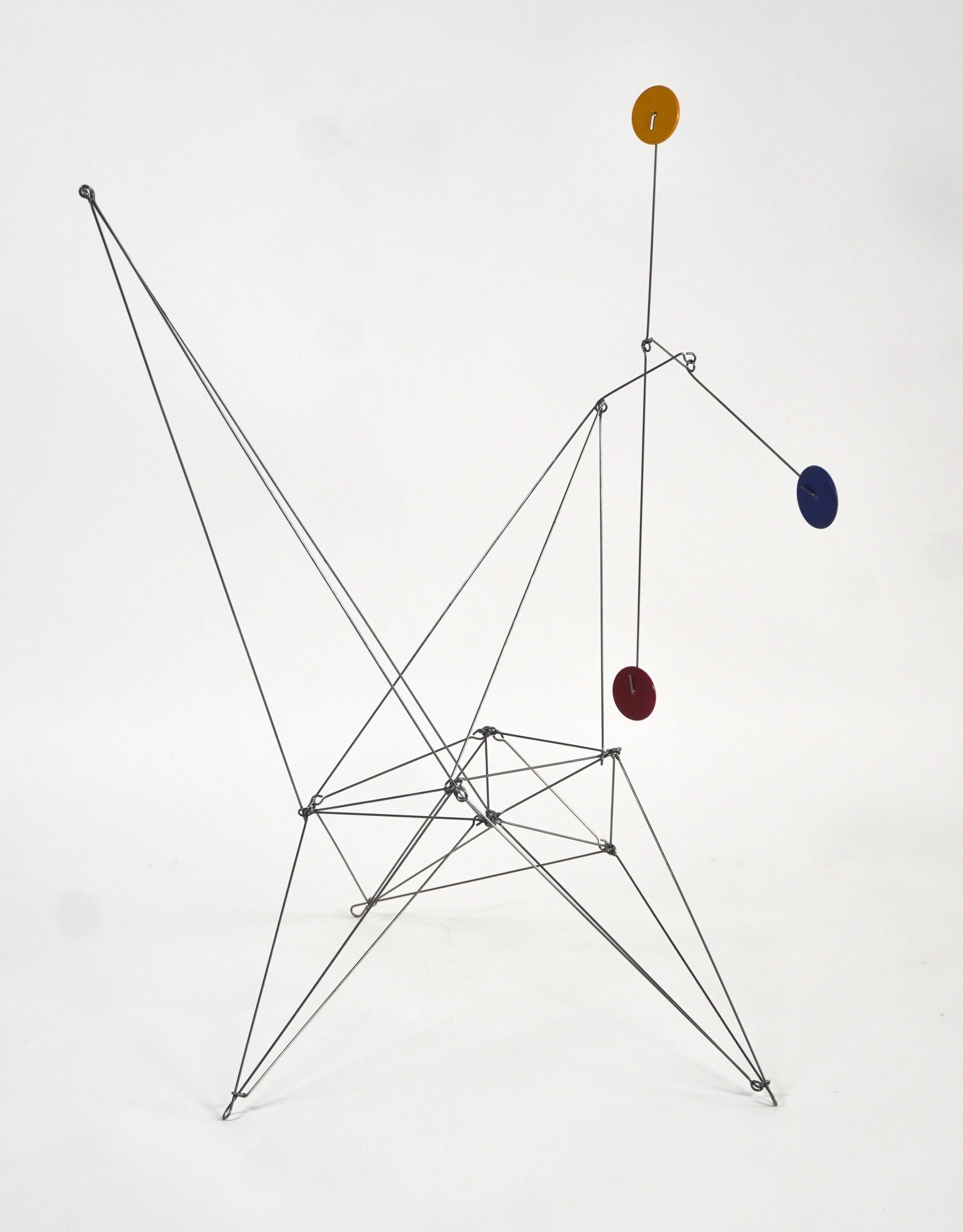 Mobile / Kinetic Sculpture by California Artist Dan Levin In Excellent Condition In Oakland, CA