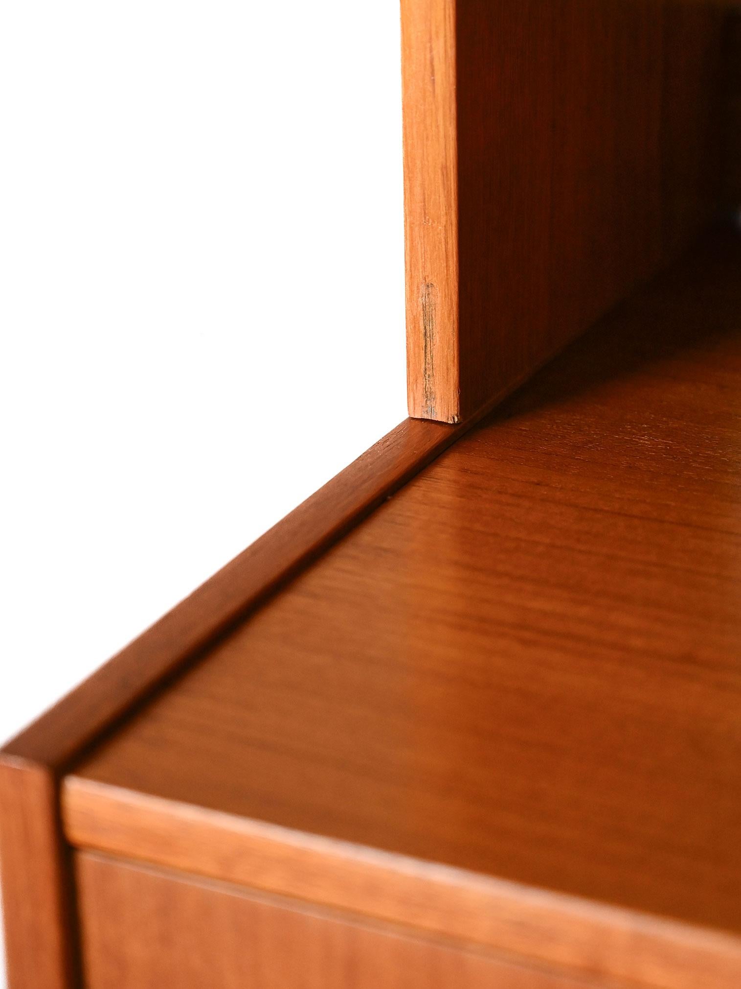 Teak Mobile libreria con cassetti Bodafors